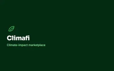 Climafi, a marketplace for climate-impact credits